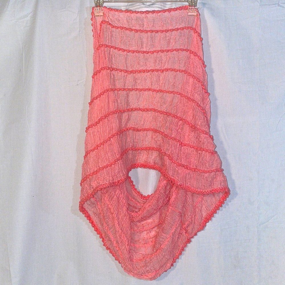 Large ping circle scarf